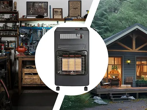 Обігрівач портативний газовий інфрачервоний для приміщень та вулиці (4200 Вт) + шланг + редуктор - фото 7