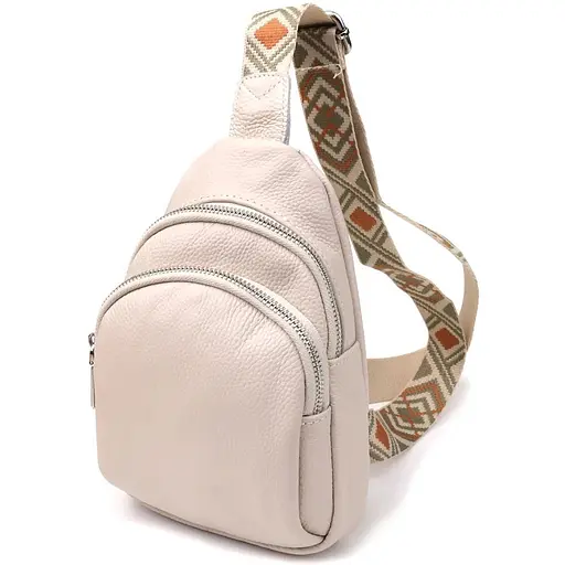 Сумка-слинг Vintage из натуральной кожи для женщин 15х21.5х6.5 см sum0027595 - фото 1