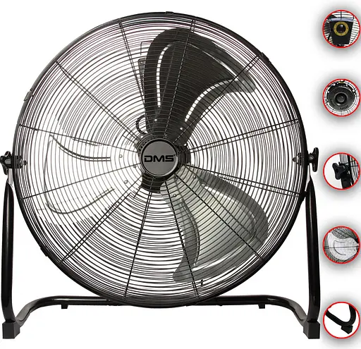 Вентилятор підлоговий DMS 120Вт діаметр лопастей 57см - фото 3