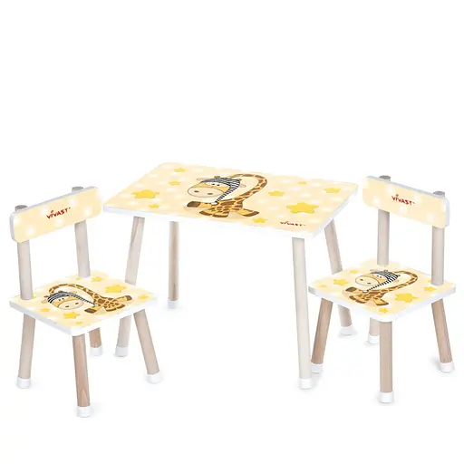 Дитячий столик M 501-17 стільниця 60 х 40 см, 2 стільчики