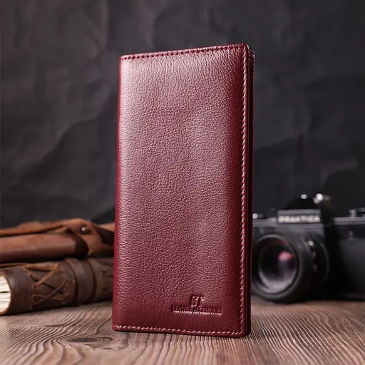 Жіночий шкіряний гаманець ST Leather 9.5х18.5х1.5 см acs0028470 - фото 7