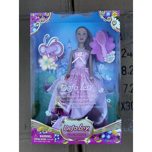 Лялька Defa Lucy Принцеса (DEFA 8063) 3 різновиди. З аксесуарами Рожева - фото 2