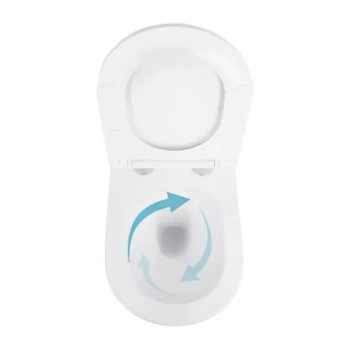 Унитаз подвесной Qtap Swan Ultra Quiet White, с сиденьем Slim Duroplast/Soft-close/Quick Release QT16335180W - фото 5