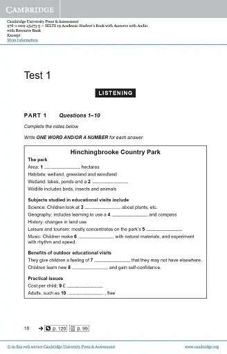 Cambridge Practice Tests IELTS 19 Academic with Answers With Audio with Resource Bank - фото 3