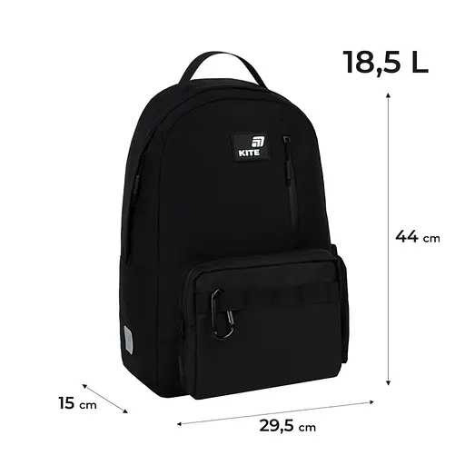 Рюкзак Kite Education teens 949L Black Чорний (K26-949L-3) - фото 3