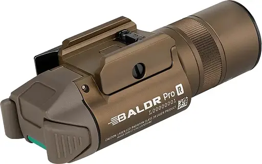 Фонарь с ЛЦВ Olight Baldr Pro R Green Laser Desert Tan - фото 6