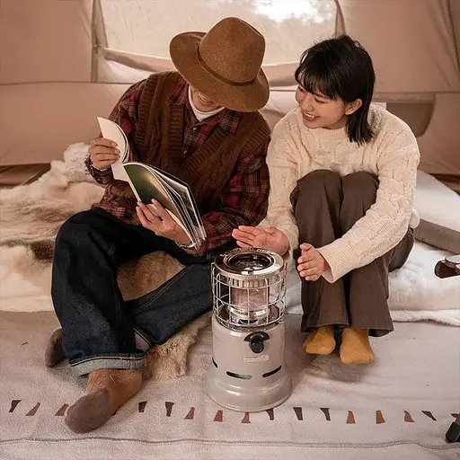 Туристическая газовая горелка-обогреватель Naturehike CNH22CJ014 (Бежевый) - фото 6