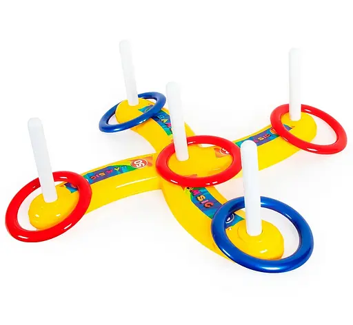 Набор детский "Кольцеброс ГИГО №2" 1108 BAMSIC, в сетке (4820123764766) МИКС - фото 1