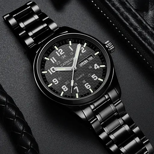 Наручний годинник чоловічий Carnival Black Jack (2259) - фото 7