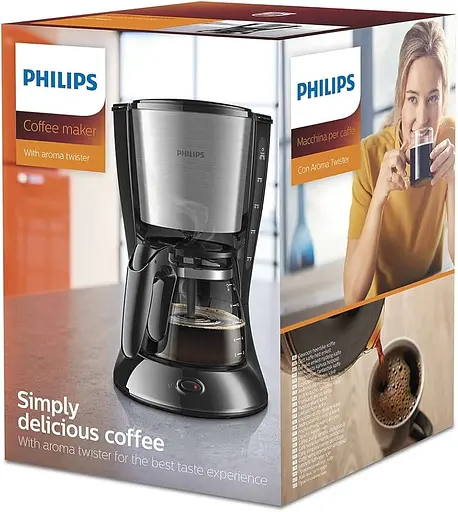 Кавоварка крапельна Philips Daily Collection 1.2 л чорний (HD7459/20) - фото 5