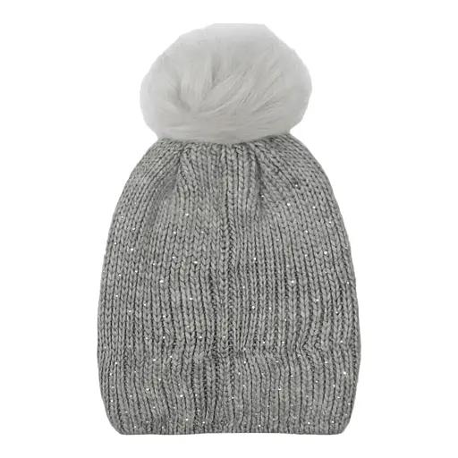 Шапка CMP Woman Knitted Hat withPompom Grey (1097-5505402-U632 UNI) - фото 3