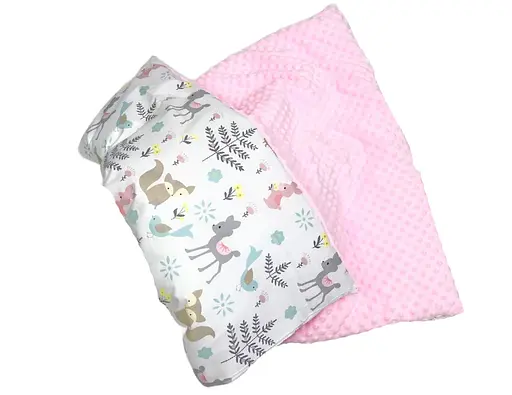 Плед з плюшем Moontime 100x80 см "Звірята" - фото 1