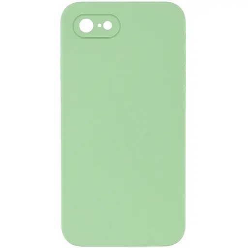 Чохол Epik Silicone Case Square Full Camera Protective AA NOLOGO для Apple iPhone 7/8/SE 2020 4.7 М'ятний/Mint - фото 1