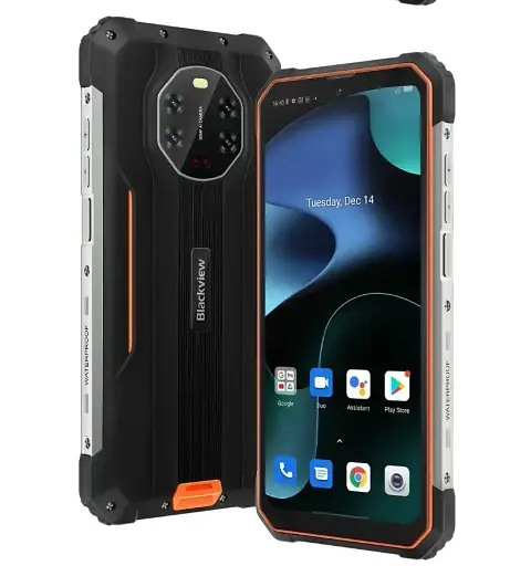 Захищений смартфон Blackview BL8800 (8/128GB, 5G) Акумулятор 8 380мАг Orange - фото 5