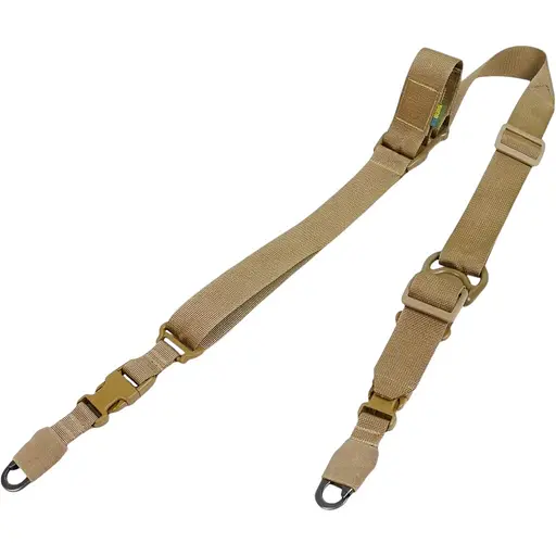Ремінь Kiborg 2-точковий Gun Sling G-2 з пряжкою швидкого регулювання Triple-X Coyote (1000-k8014) - фото 2