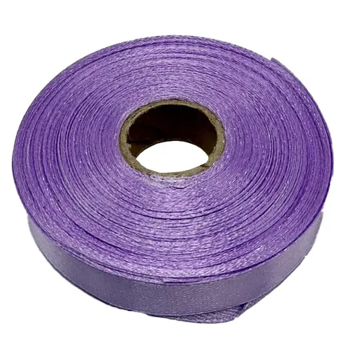 Атласна стрічка для рукоділля Bambi АБ-622, 1,2 см х 23 м, фіалкова - фото 1