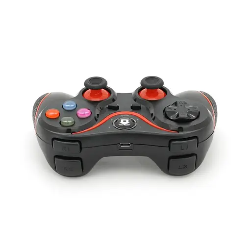 Бездротовий геймпад Voltronic V8 для iOS, Android, Switch, PS3, PS4, PC та TV чорно-червоний - фото 3
