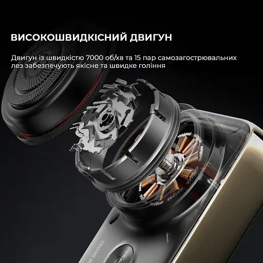 Електробритва Metz Camerist Shaver titanium gold with Bag MZDF013 - фото 7