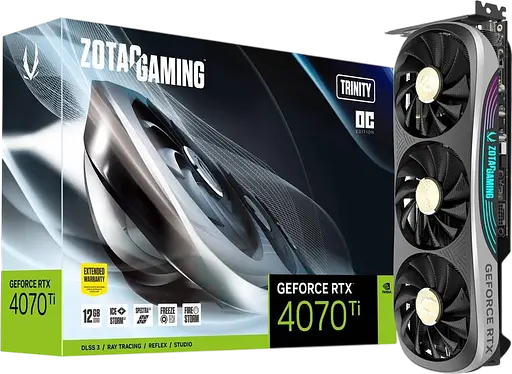 Відеокарта GeForce RTX 4070 Ti 12GB Zotac Trinity OC (ZT-D40710J-10P) - фото 1