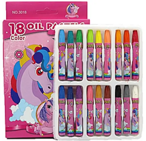 Мел пастельный Unicorn, 18 цветов