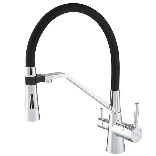 Змішувач для кухні Mixxus Premium Magnet 021 з гнучким виливом MI6973 Хром - фото 1