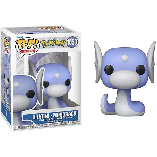 Коллекционная фигурка Funko Pop Покемон Дратини Games: Pokemon Dratini 10 см FP P D 1050