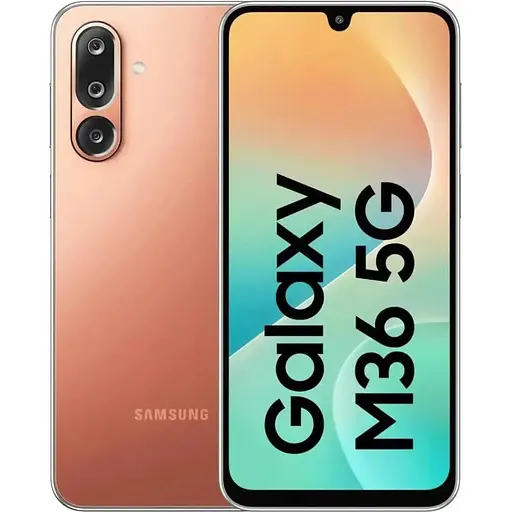 Смартфон Samsung Galaxy M36 5G 6/128GB Haze Orange (SM-M366BZOB) - фото 1