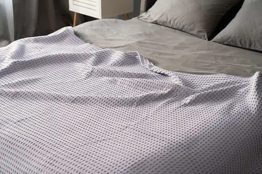 Плед Ardesto Pique 220x230 см світло сірий (ART0822PL) - фото 8