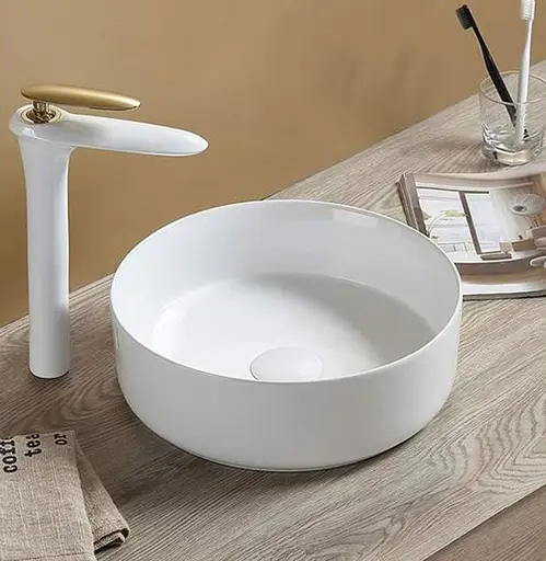 Умивальник Rea Sami накладний білий REA-U1891, Білий - фото 8