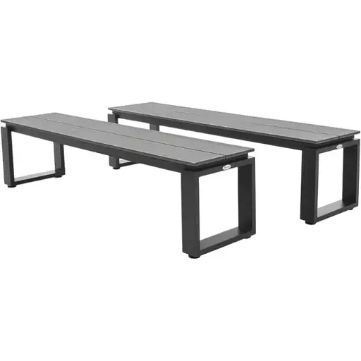 Садовая скамейка (на кладбище) Di Volio Pisa 160см серый