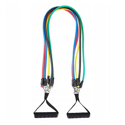 Набір еспандерів трубчастих силових Power Strength Tube NE-PW-4, 5 шт