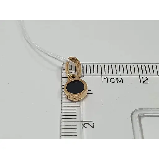 Золотая подвеска Tango с ониксом. 189114ЧЕРН - фото 3