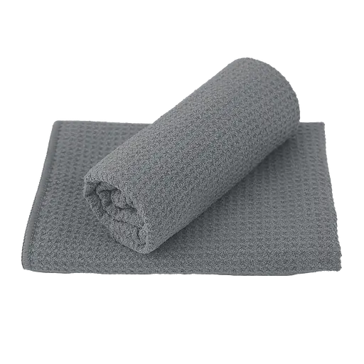 Набір 4 кухонні вафельні рушники Aquarius мікрофібра 40 х 60 см Сірий - М'які Суперпоглинаючі - фото 7