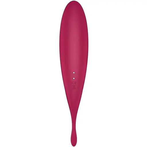 Вакуумний вібратор Satisfyer Twirling Pro+ Червоний - фото 5