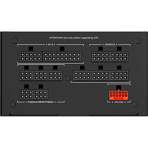 Блок живлення PcCooler YS1200 1200W ATX 3.1 80+ Gold (P5-YS1200-G1FFBK1-EU) - фото 2