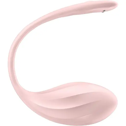 Віброяйце Satisfyer Ribbed Petal 23 см рожевий