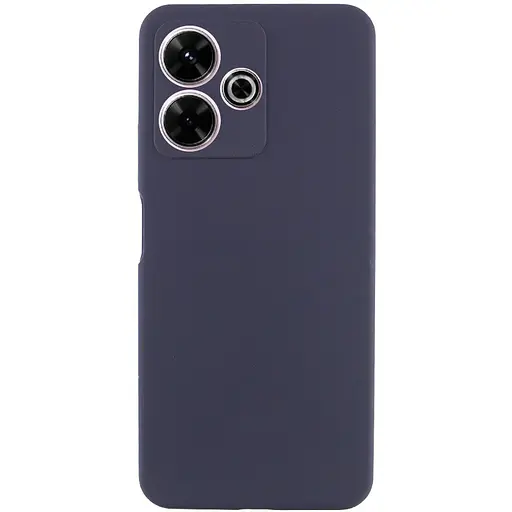 Чохол Lakshmi Silicone Cover Full Camera AAA для Xiaomi Redmi 13 4G/Poco M6 4G Темно-синій/Midnight blue