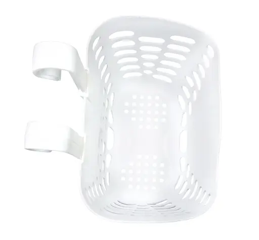 Корзина на детский велосипед / самокат 19 мм белая (G0001909) - фото 3