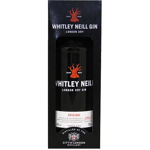 Уценка. Джин Whitley Neill Original London Dry Gin 43% 0.7 л в подарочной упаковке - фото 1