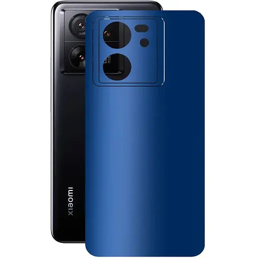 Защитная пленка StatusSKIN для Xiaomi 13T Корпус Винил Синий матовый - фото 1