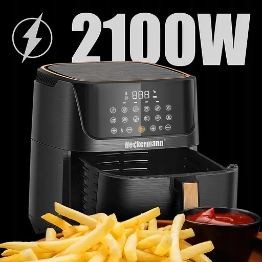 Аэрогриль Аэрофритюрница Heckermann HF 8850 7л - фото 8