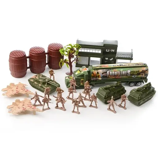Ігровий набір Солдатики. Вантажівки, танки ID252