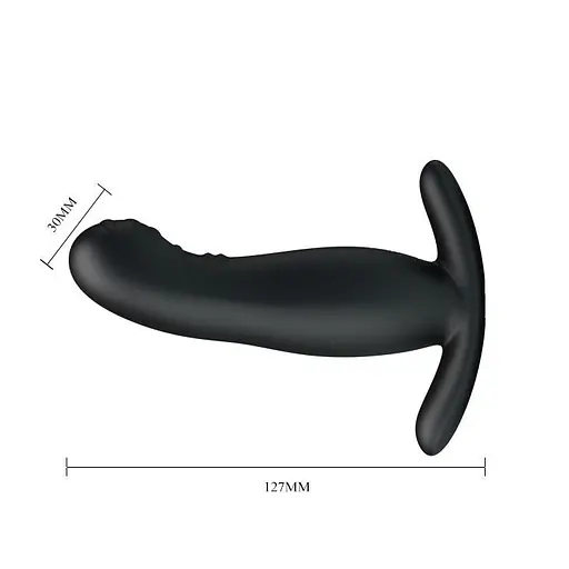Стимулятор простати Pretty Love Prostate Massager, 12.7 см чорний - фото 8