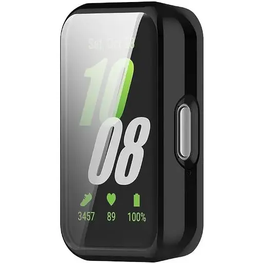 Чехол-накладка DK для Samsung Galaxy Fit3 (R390) Silicone Face Case (black) - фото 3