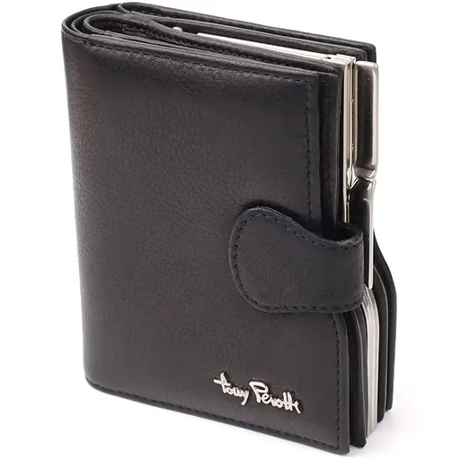 Жіночий вертикальний гаманець із натуральної шкіри Tony Perotti 9.5х12.3х3.5 см acs0029683 - фото 1