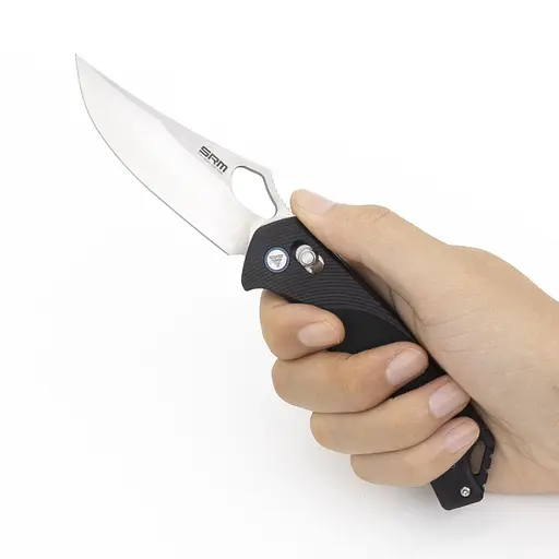 Нож складной SRM Retriever 9202, черный - фото 5