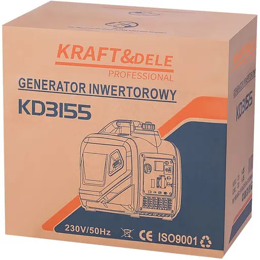 Інверторний бензиновий генератор Kraft&Dele KD3155 [160210] - фото 14