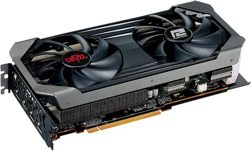 Видеокарта PowerColor AMD Radeon RX 6600 XT 8GB Red Devil (AXRX 6600XT 8GBD6-3DHE/OC) (GDDR6, 128 bit, PCI-E v4.0 x16) Б/у - фото 2