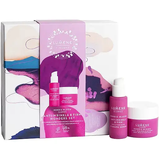 Набор Lumene Lumo: Дневной крем против морщин 50 мл + Увлажняющая сыворотка против морщин 30 мл (8000020096449) - фото 1