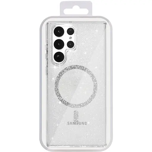Чохол Epik TPU Eclipse Sparkle (MagFit) для Samsung Galaxy S24 Ultra Transparent - фото 2